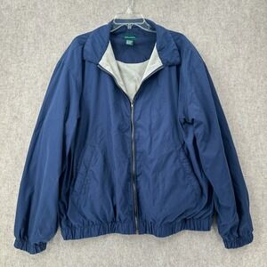 Vintage Catalina Windbreaker‎ Jacket Mens XL Outdoor Casual Blue